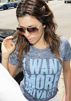 I Want More Privacy T-Shirt Spotted on Actress