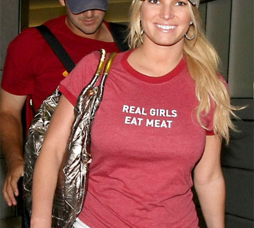 Real Girls Eat Meat T-Shirt Spotted on Celebrity