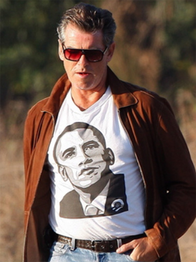 Obama Pierce Brosnan