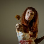 Zombie school girl