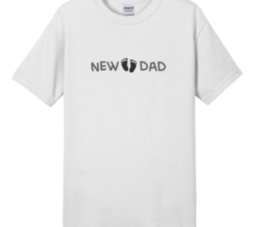 Show off New Dad Pride with a Custom T-Shirt