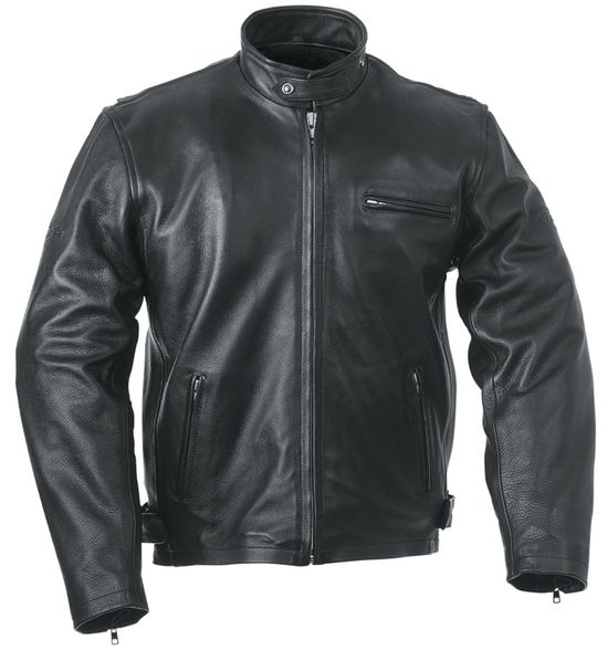 baggy leather jacket